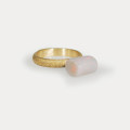 anello in oro 750 ‰ e opale