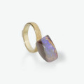Opal ring in yellow gold 750‰