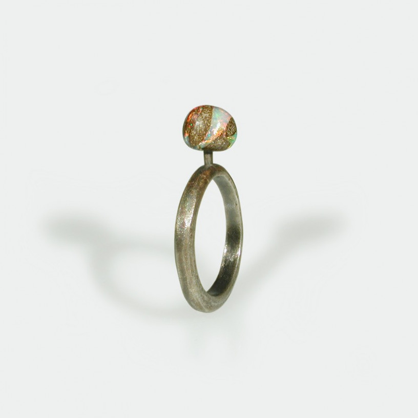 SPIVACH opali • anello opale in argento