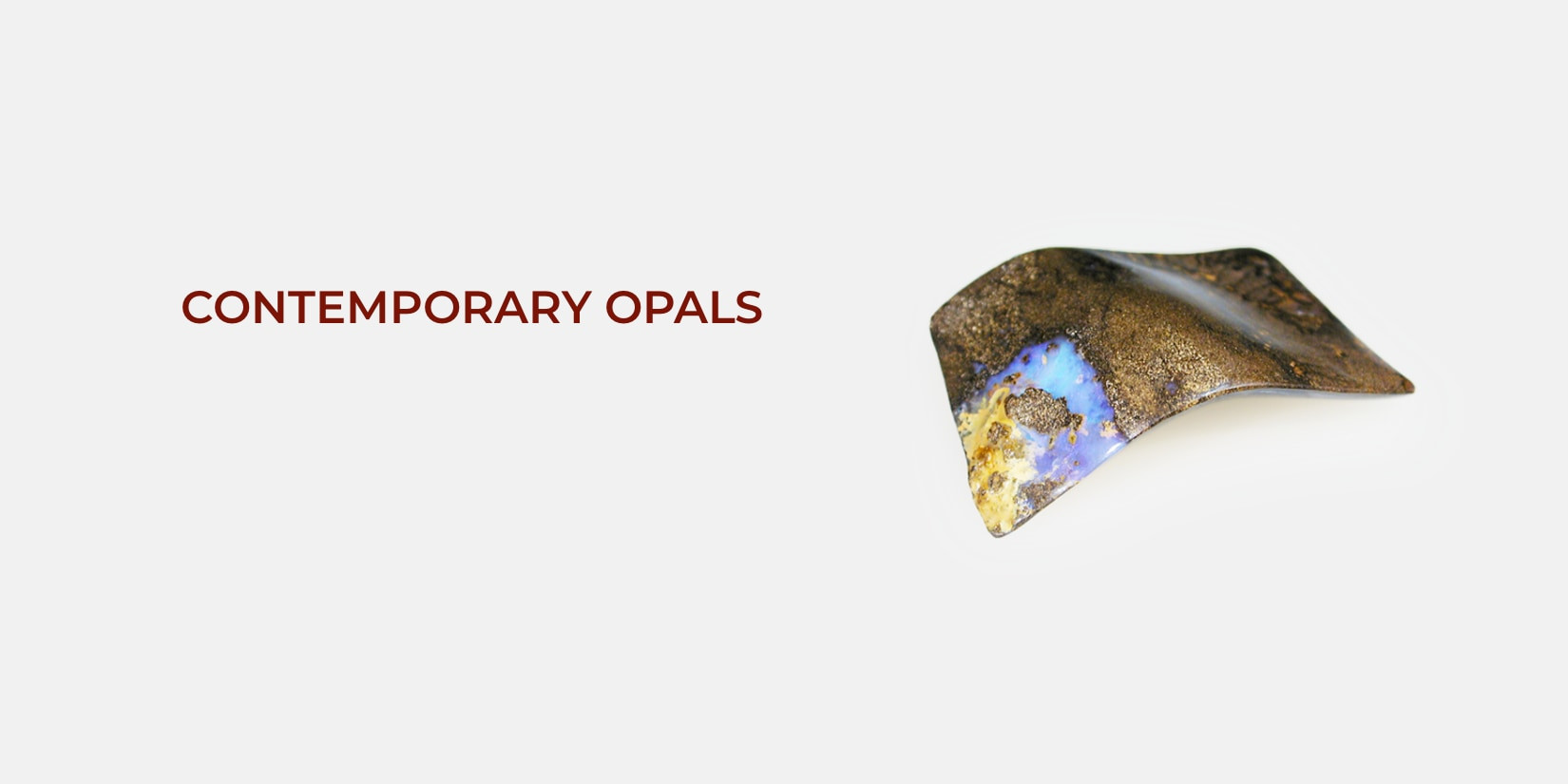 Boulder opal sculpture